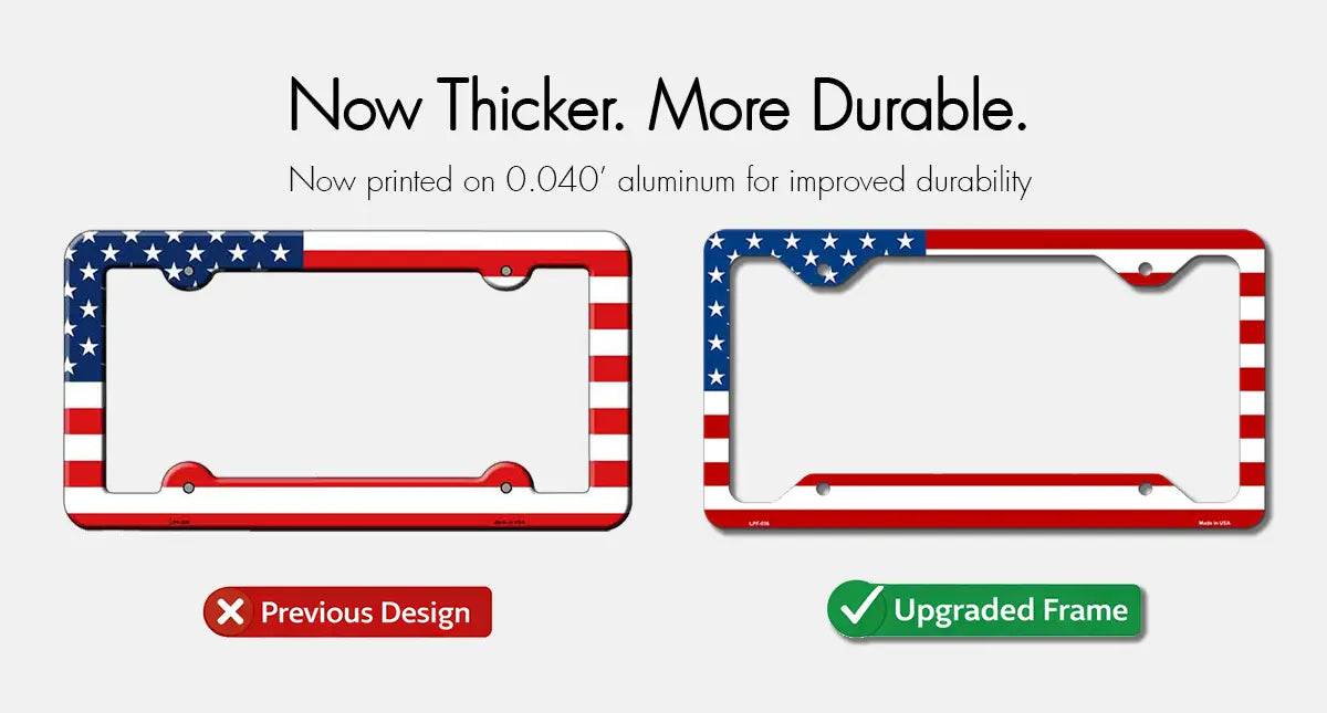 Why License Plate Frame Design Matters (And What We Improved)