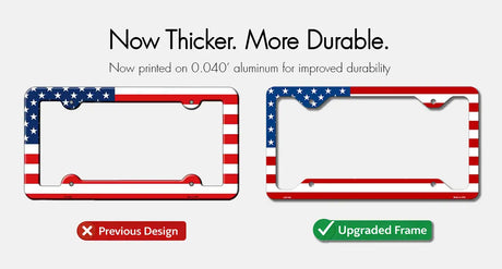 Why License Plate Frame Design Matters (And What We Improved)