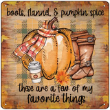 Thanksgiving Décor Ideas Using Metal Signs