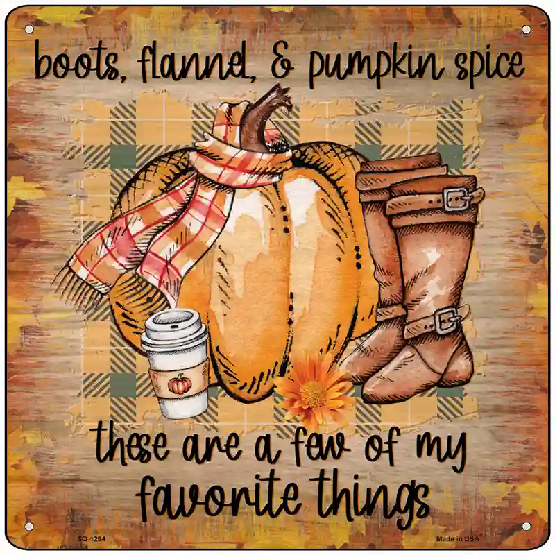 Thanksgiving Décor Ideas Using Metal Signs