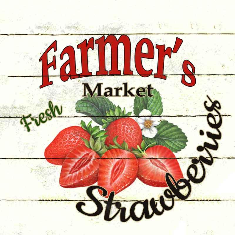 Farmers market sign from Smart Blonde