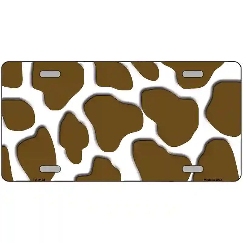 Giraffe License Plates