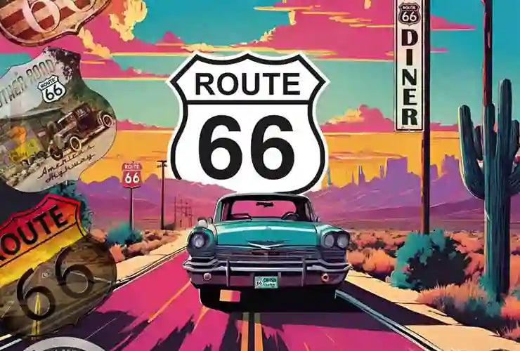 Explore Route 66 Themed Plates, Signs, & More | Smart Blonde