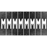 Black Oil Rubbed Cut Fun Strips (Set of 8) N