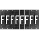 Black Oil Rubbed Cut Fun Strips (Set of 8) G