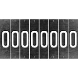 Black Oil Rubbed Cut Fun Strips (Set of 8) P