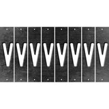 Black Oil Rubbed Cut Fun Strips (Set of 8) W