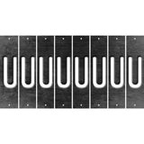 Black Oil Rubbed Cut Fun Strips (Set of 8) V