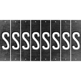 Black Oil Rubbed Cut Fun Strips (Set of 8) T