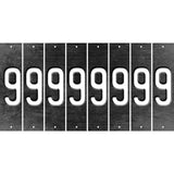 Black Oil Rubbed Cut Fun Strips (Set of 8) BLANK