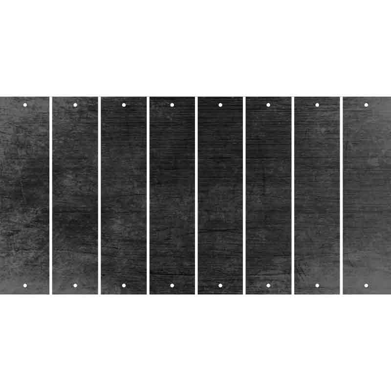 Black Oil Rubbed Cut Fun Strips (Set of 8) '