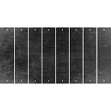 Black Oil Rubbed Cut Fun Strips (Set of 8) '