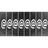 Black Oil Rubbed Cut Fun Strips (Set of 8) !