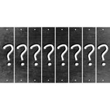 Black Oil Rubbed Cut Fun Strips (Set of 8) %