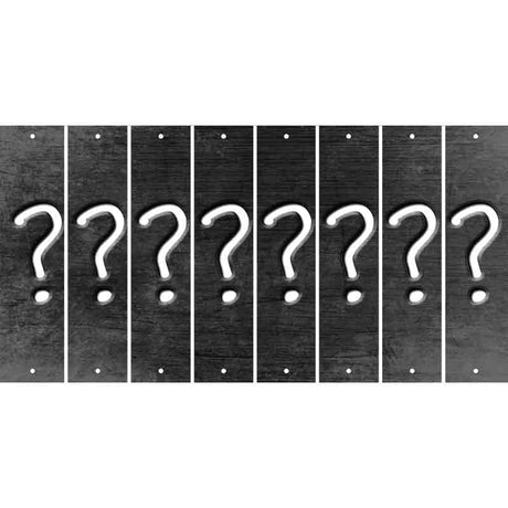 Black Oil Rubbed Cut Fun Strips (Set of 8) %