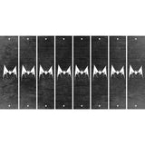 Black Oil Rubbed Cut Fun Strips (Set of 8) BEAR