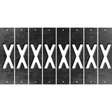 Black Oil Rubbed Cut Fun Strips (Set of 8) Y