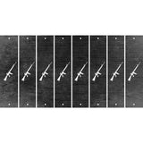 Black Oil Rubbed Cut Fun Strips (Set of 8) M16 RIFLE