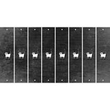 Black Oil Rubbed Cut Fun Strips (Set of 8) CAT