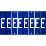 Blue Oil Rubbed Cut Fun Strips (Set of 8) F