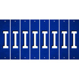 Blue Oil Rubbed Cut Fun Strips (Set of 8) J