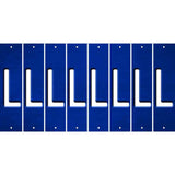 Blue Oil Rubbed Cut Fun Strips (Set of 8) M