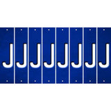 Blue Oil Rubbed Cut Fun Strips (Set of 8) K