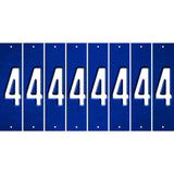 Blue Oil Rubbed Cut Fun Strips (Set of 8) 5