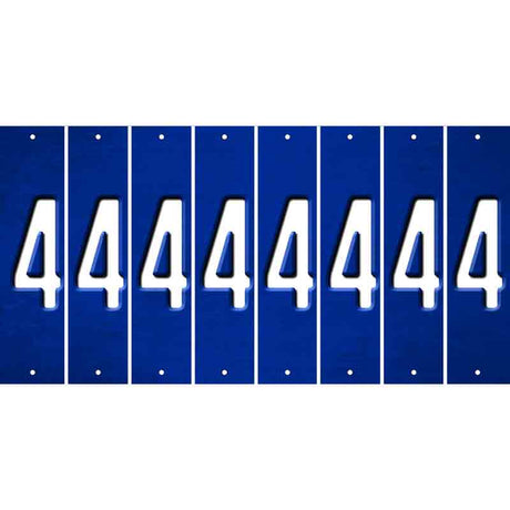 Blue Oil Rubbed Cut Fun Strips (Set of 8) 5