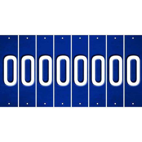 Blue Oil Rubbed Cut Fun Strips (Set of 8) 1