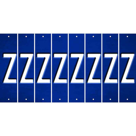 Blue Oil Rubbed Cut Fun Strips (Set of 8) 0