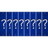 Blue Oil Rubbed Cut Fun Strips (Set of 8) %