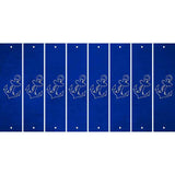 Blue Oil Rubbed Cut Fun Strips (Set of 8) BABY BOY