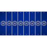 Blue Oil Rubbed Cut Fun Strips (Set of 8) ACOUSTIC GUITAR