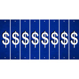 Blue Oil Rubbed Cut Fun Strips (Set of 8) #