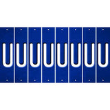 Blue Oil Rubbed Cut Fun Strips (Set of 8) V