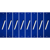 Blue Oil Rubbed Cut Fun Strips (Set of 8) (