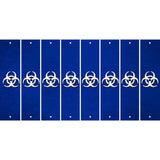 Blue Oil Rubbed Cut Fun Strips (Set of 8) BIO-HAZARD