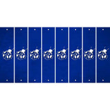 Blue Oil Rubbed Cut Fun Strips (Set of 8) LADYBUG