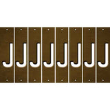 Brown Oil Rubbed Cut Fun Strips (Set of 8) K