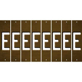 Brown Oil Rubbed Cut Fun Strips (Set of 8) F