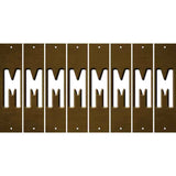 Brown Oil Rubbed Cut Fun Strips (Set of 8) N