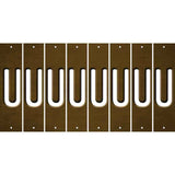 Brown Oil Rubbed Cut Fun Strips (Set of 8) V