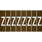 Brown Oil Rubbed Cut Fun Strips (Set of 8) 0