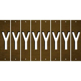 Brown Oil Rubbed Cut Fun Strips (Set of 8) Z