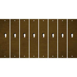 Brown Oil Rubbed Cut Fun Strips (Set of 8) $