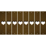 Brown Oil Rubbed Cut Fun Strips (Set of 8) ?