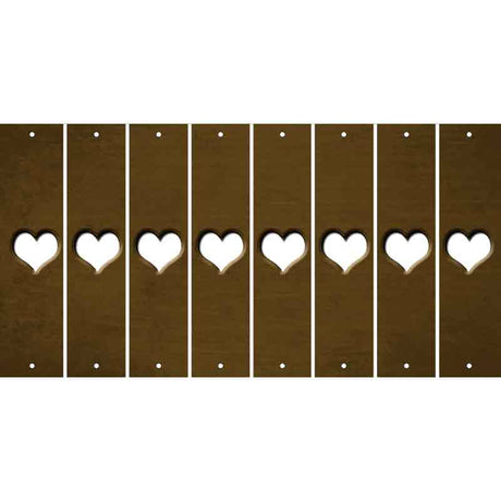 Brown Oil Rubbed Cut Fun Strips (Set of 8) ?