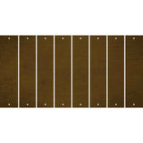 Brown Oil Rubbed Cut Fun Strips (Set of 8) '