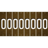 Brown Oil Rubbed Cut Fun Strips (Set of 8) 1